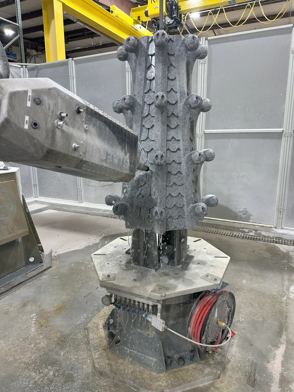 Carving granite pinnacles for the Chapel