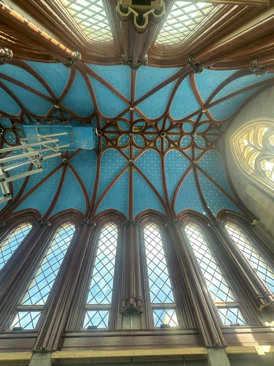 Painting the Chapter House Ceiling