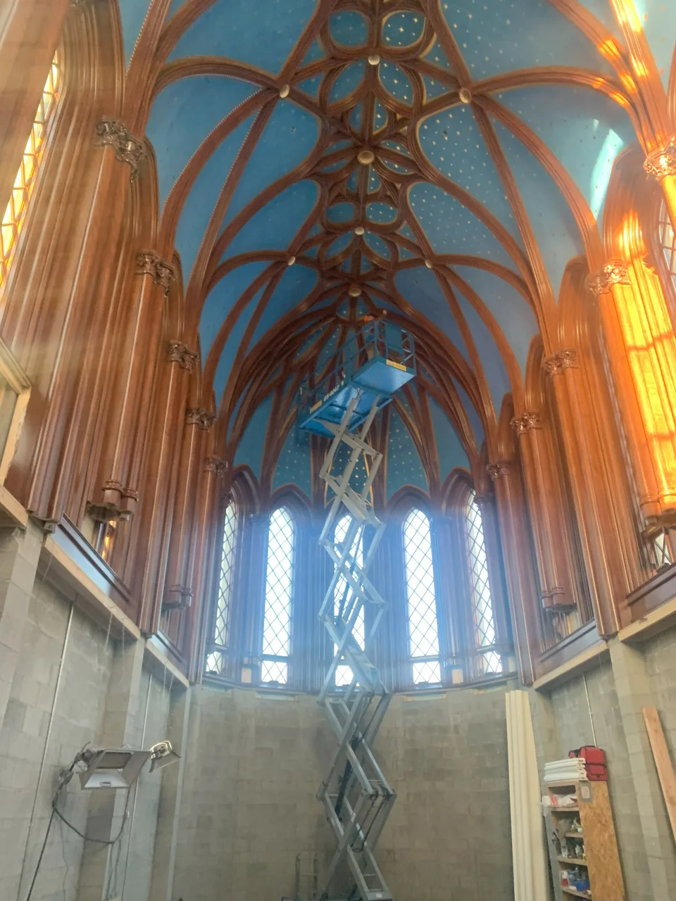 Chapter House Ceiling work