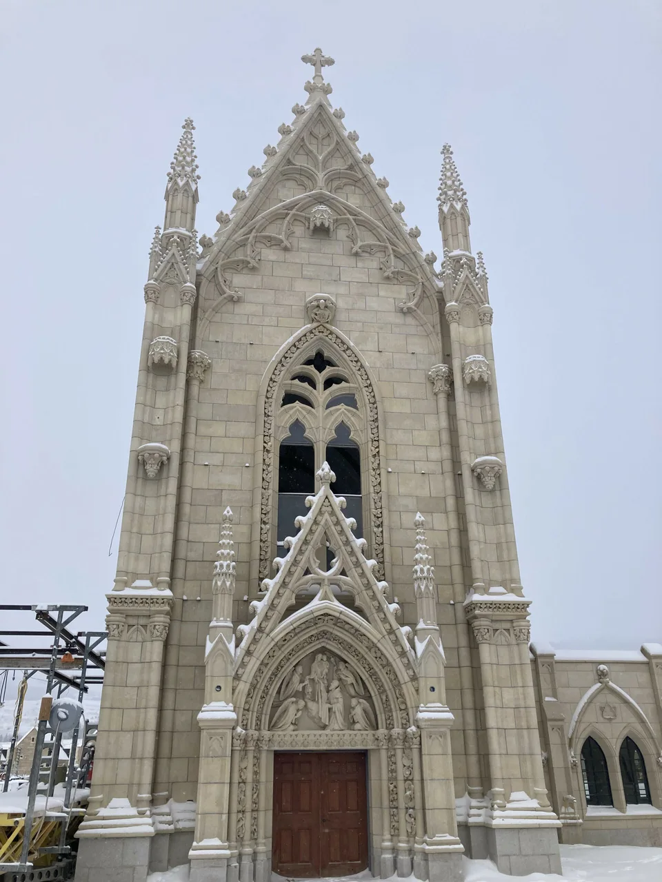 Construction at the Carmelite monastery in Wyoming