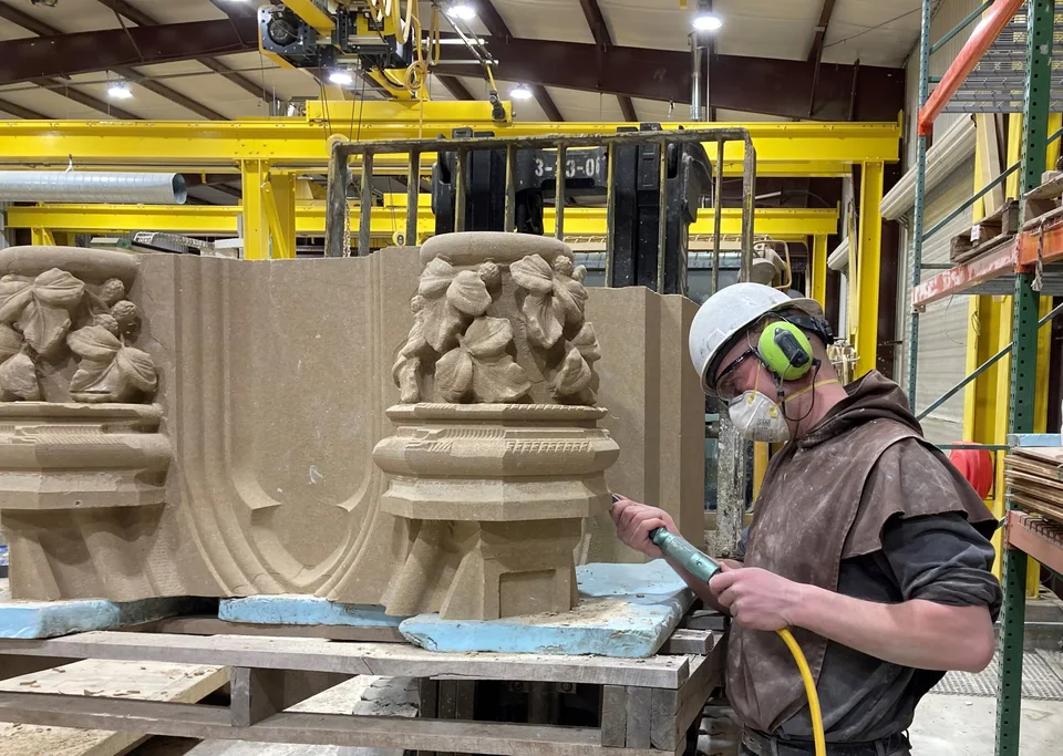 Construction at the Carmelite monastery in Wyoming