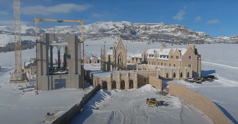 Monastery in the winter of 2023-2024