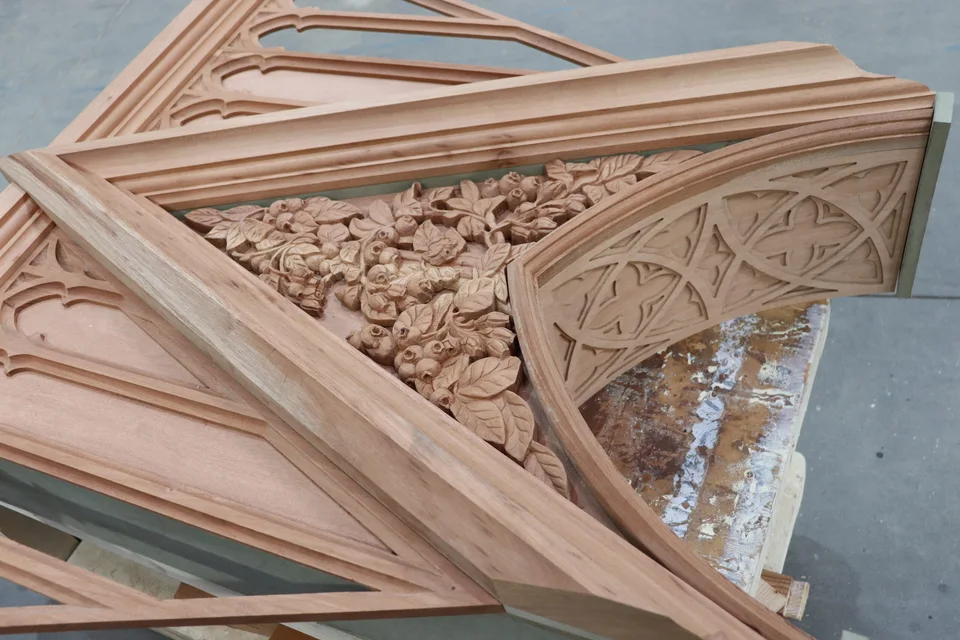 Construction at the Carmelite monastery in Wyoming