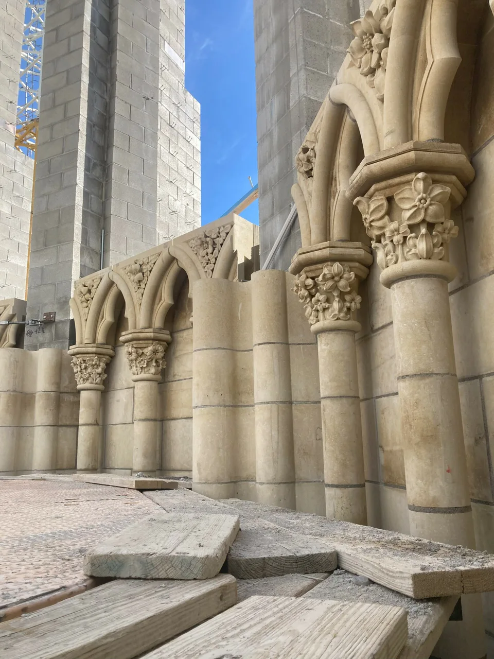 Construction at the Carmelite monastery in Wyoming