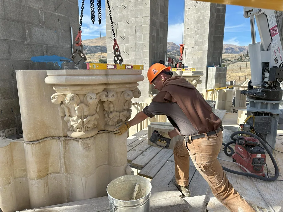 Setting the column capitals on October 11th, 2024
