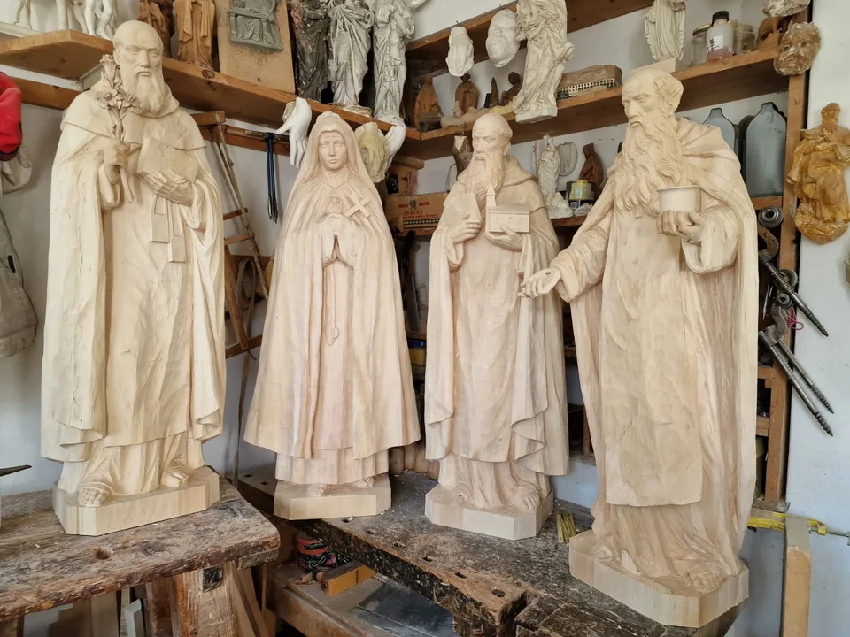 Construction at the Carmelite monastery in Wyoming