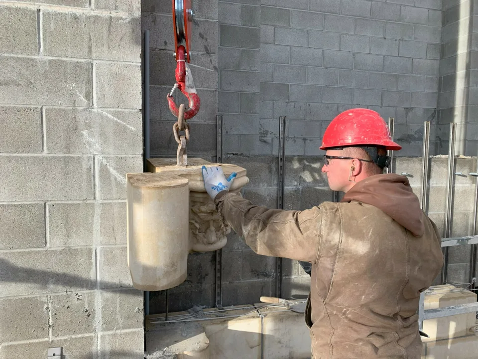 Construction at the Carmelite monastery in Wyoming